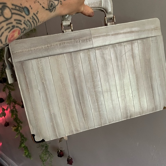 VINTAGE genuine eel skin leather purse - Picture 3 of 6